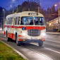 Historickým autobusem na dostihy v Chuchli