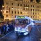 Rozsvícení vánoční tramvajové flotily