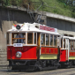 Historickou tramvají u příležitosti Pražské muzejní noci