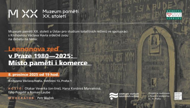 Diskuze na téma: Lennonova zeď v Praze 1980 – 2025: Místo paměti i komerce. 