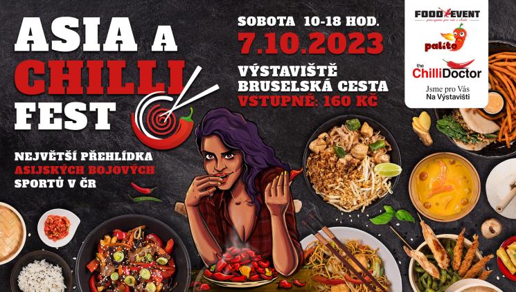 Na pražském Výstavišti proběhne CHILLI FEST a ASIA  FOOD festival