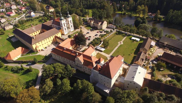 Komplex Resort klášter Želiv je plný možností