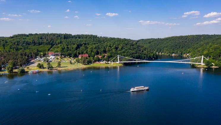 Vranovská přehrada - jedna z nejteplejších a nejčistších přehrad v České republice!