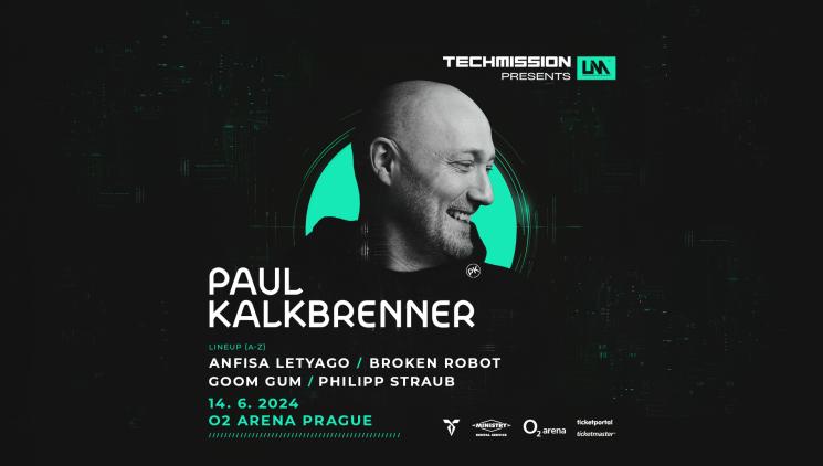  Paul Kalkbrenner na své největší show v ČR během Techmission Festivalu!