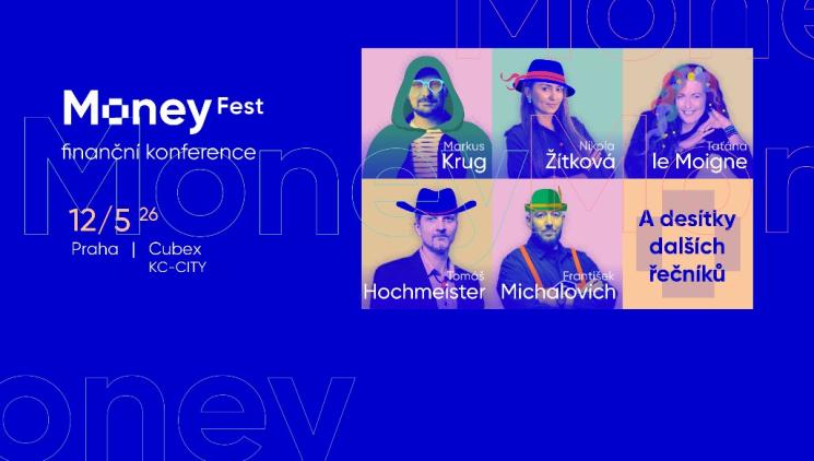 MoneyFest 2026: Představujeme řečníky třetího ročníku