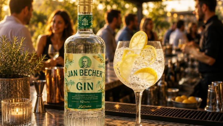Na trh vstupuje nová značka Jan Becher. Představuje elegantní gin z dvanácti bylin