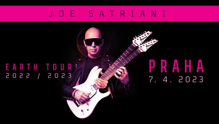 Joe Satriani vystoupí v dubnu v Praze s novým albem