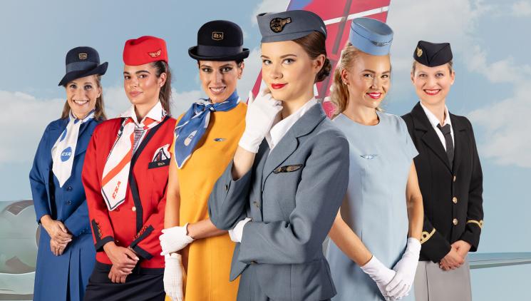 Kunovice will return to the golden age of aviation. At the airshow, they will present a unique collection of Czech Airlines uniforms.