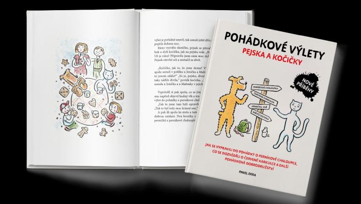 Knižní tip: Pejsek s kočičkou vyrážejí do pohádky a vy můžete s nimi!