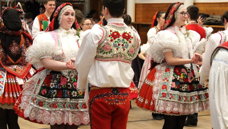 In winter, in Slovácko, they sample spirits, sausages, and jellied dishes.