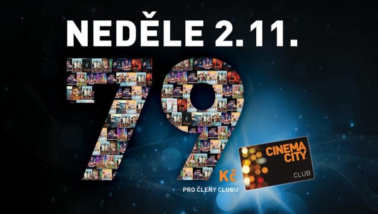 Filmová smršť za pár kaček aneb Levná neděle v Cinema City je zpět